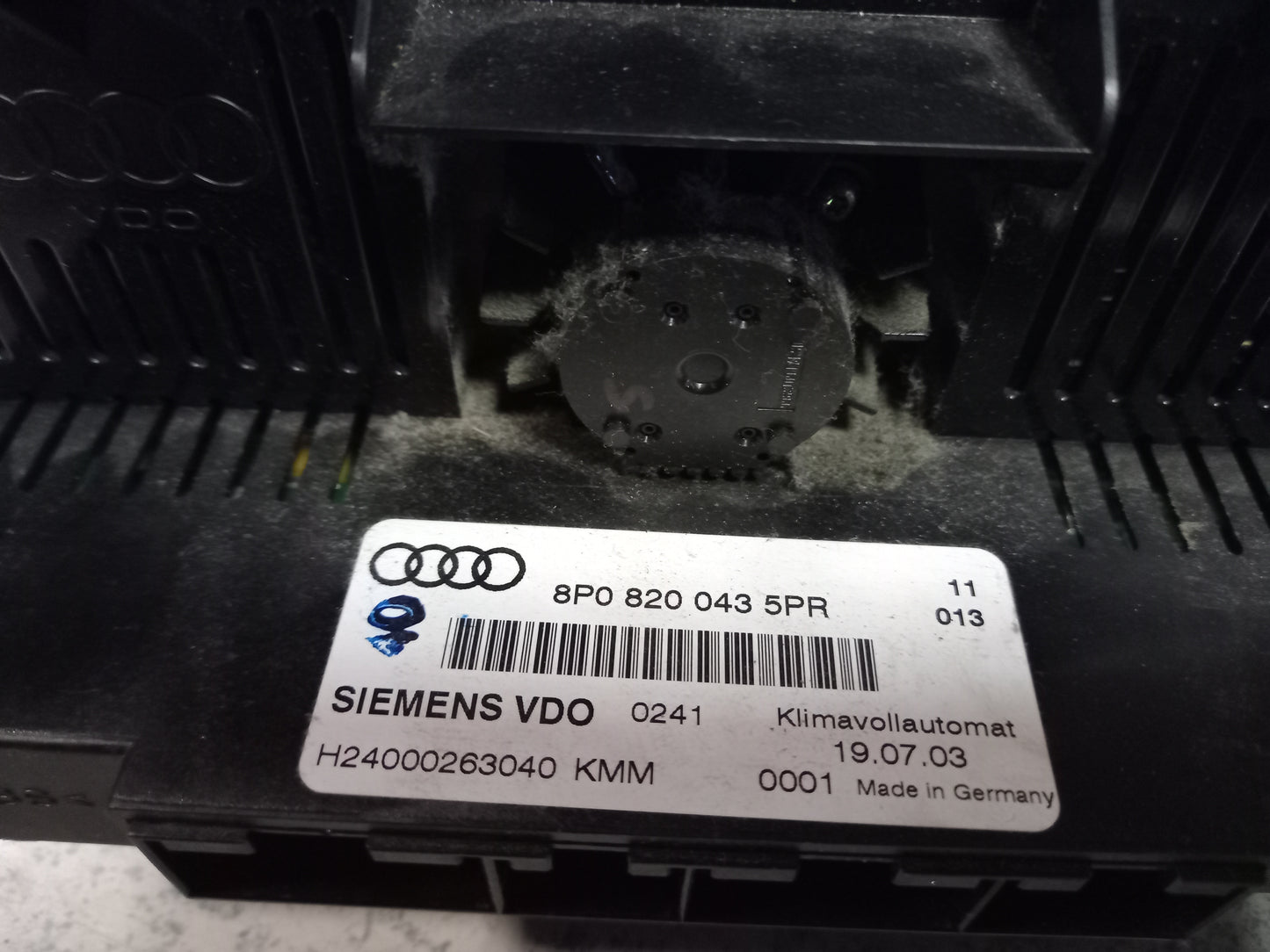 Klimabedienteil Audi A3 8P Bj 2003-2013 8P0820043