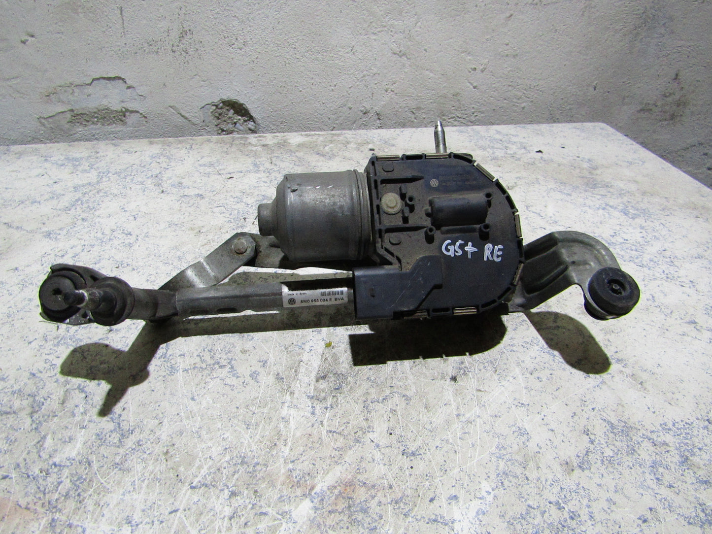 Scheibenwischermotor mit Gestänge Rechts VW Golf 5 Plus 5M0955120B - 5M0955024E