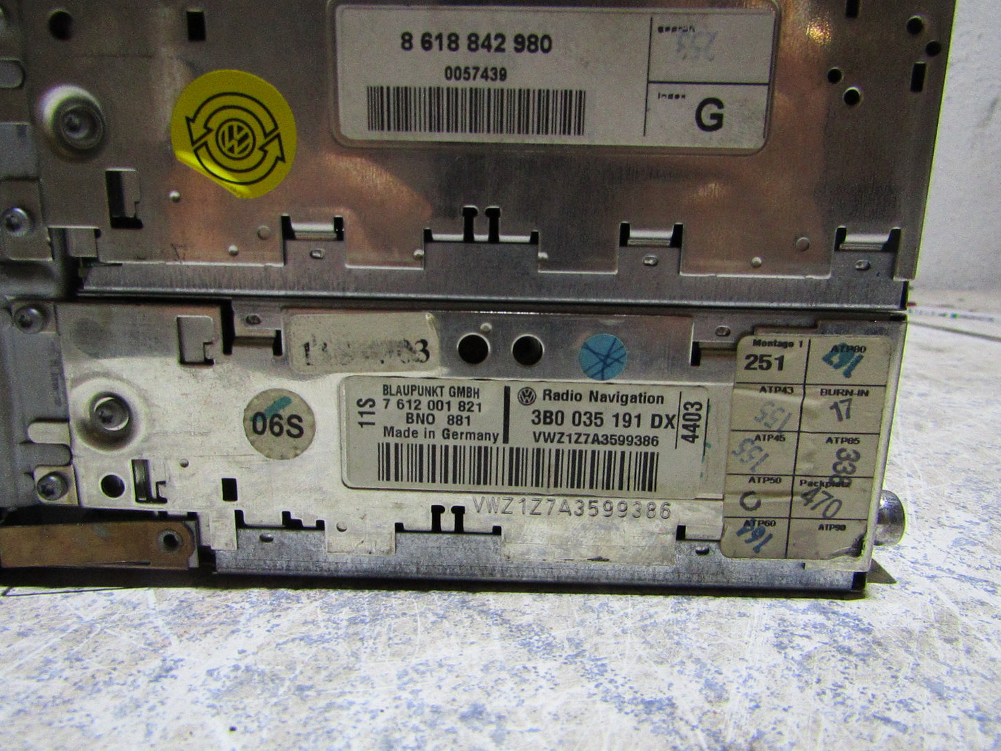 Navigationsradio VW Passat B5 / 3BG 3B0035191DX