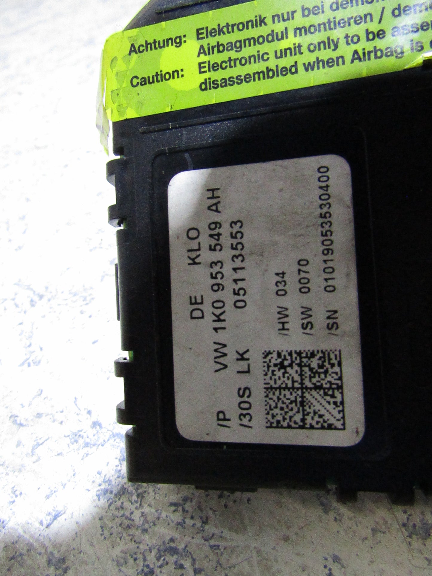 Lenksäulensteuergerät Audi A3 8P 1K0953549AH