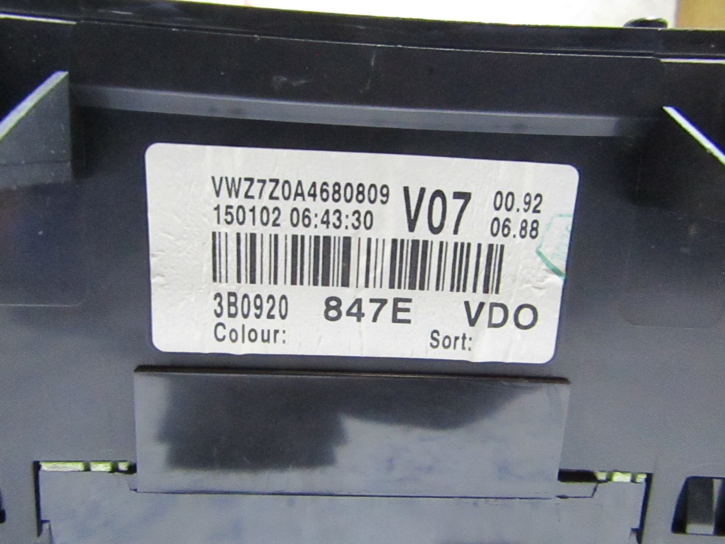 Kombiinstrument Tacho VW Passat 3BG 3B0920847E