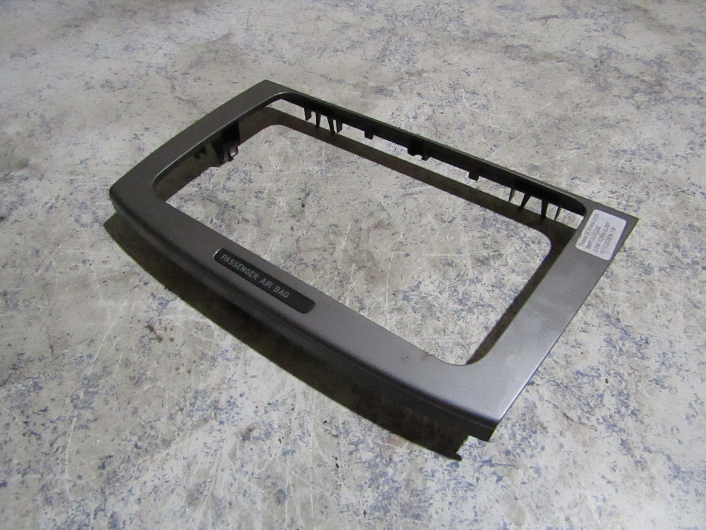 Abdeckung Radio Aluminiumoptik VW Passat 3C Bj.2005-2010 3C0858069M