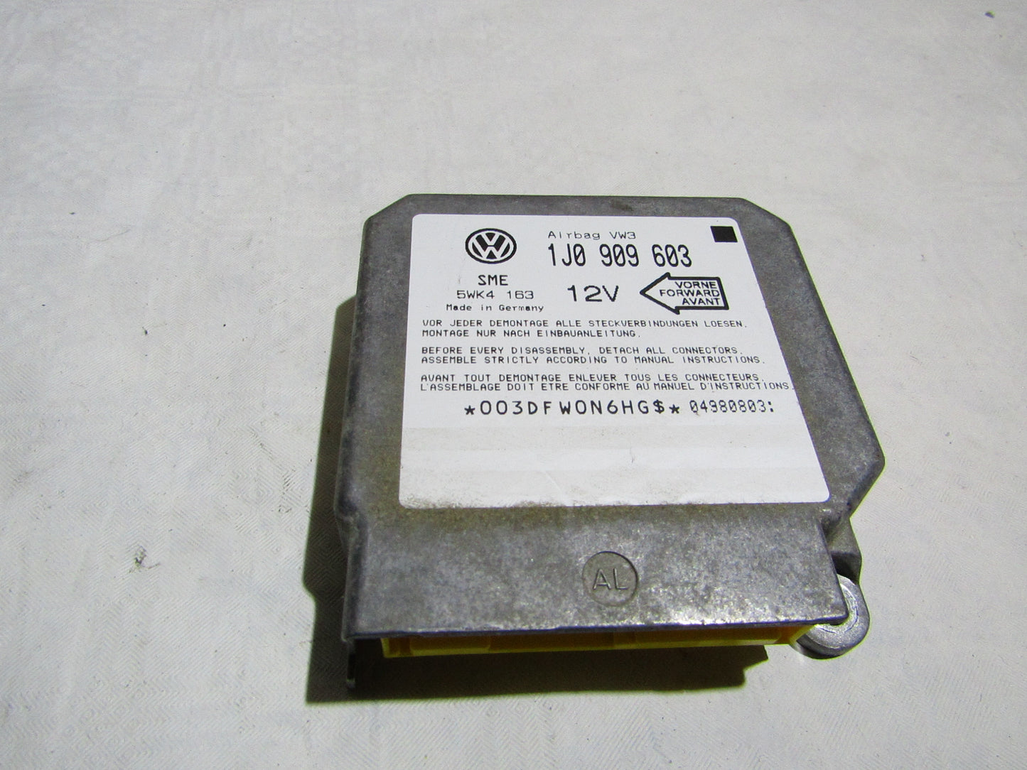 Airbagsteuergerät VW Golf 4 / Bora Bj.1997-2008 1J0909603