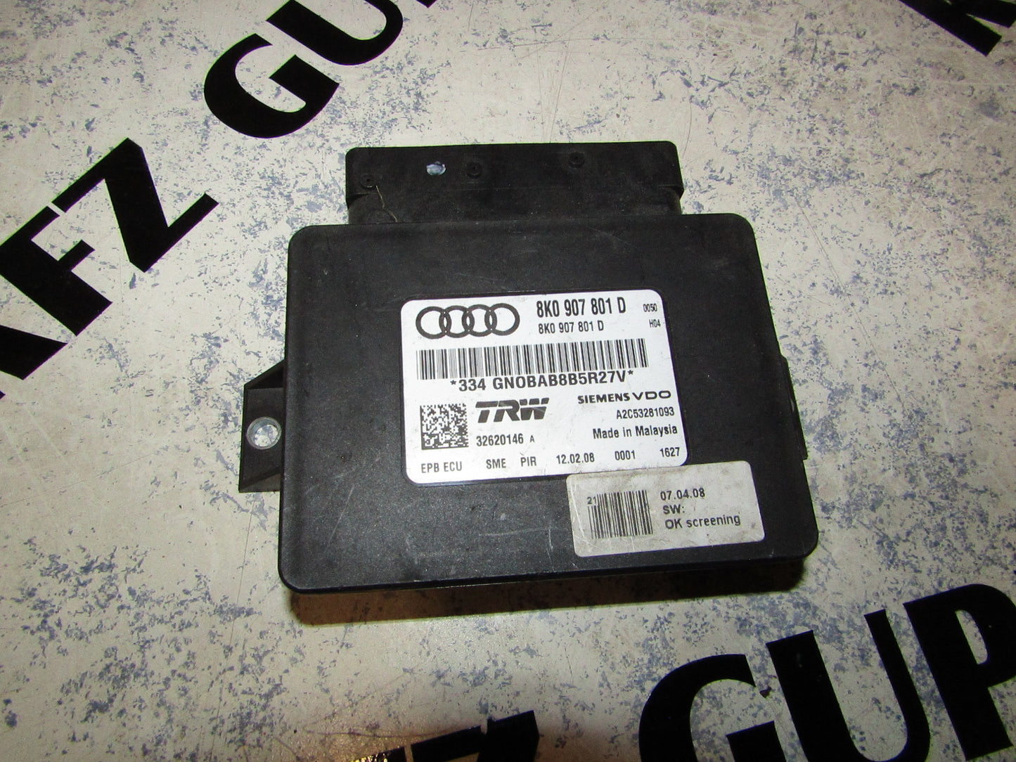 Steuergerät Parkbremse Audi A4 B8 BJ 2007-2016 8K0907801D