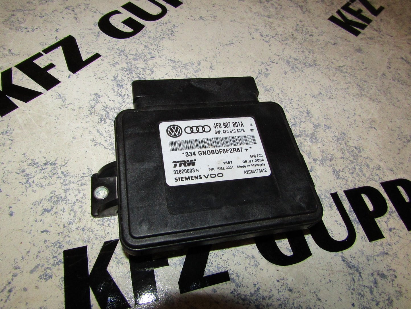 Steuergerät Parkbremse Audi A6 4F BJ 2004-2011 4F0907801A