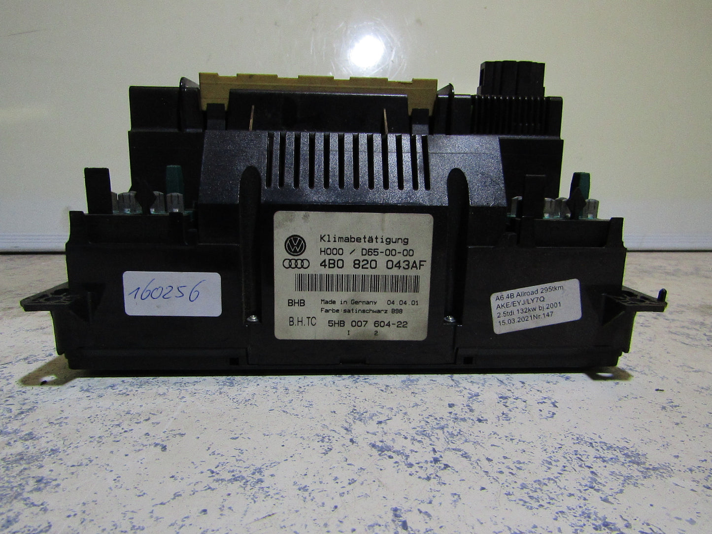 Klimabedienteil Audi A6/S6 4B/C5 Allroad 4B0820043AF