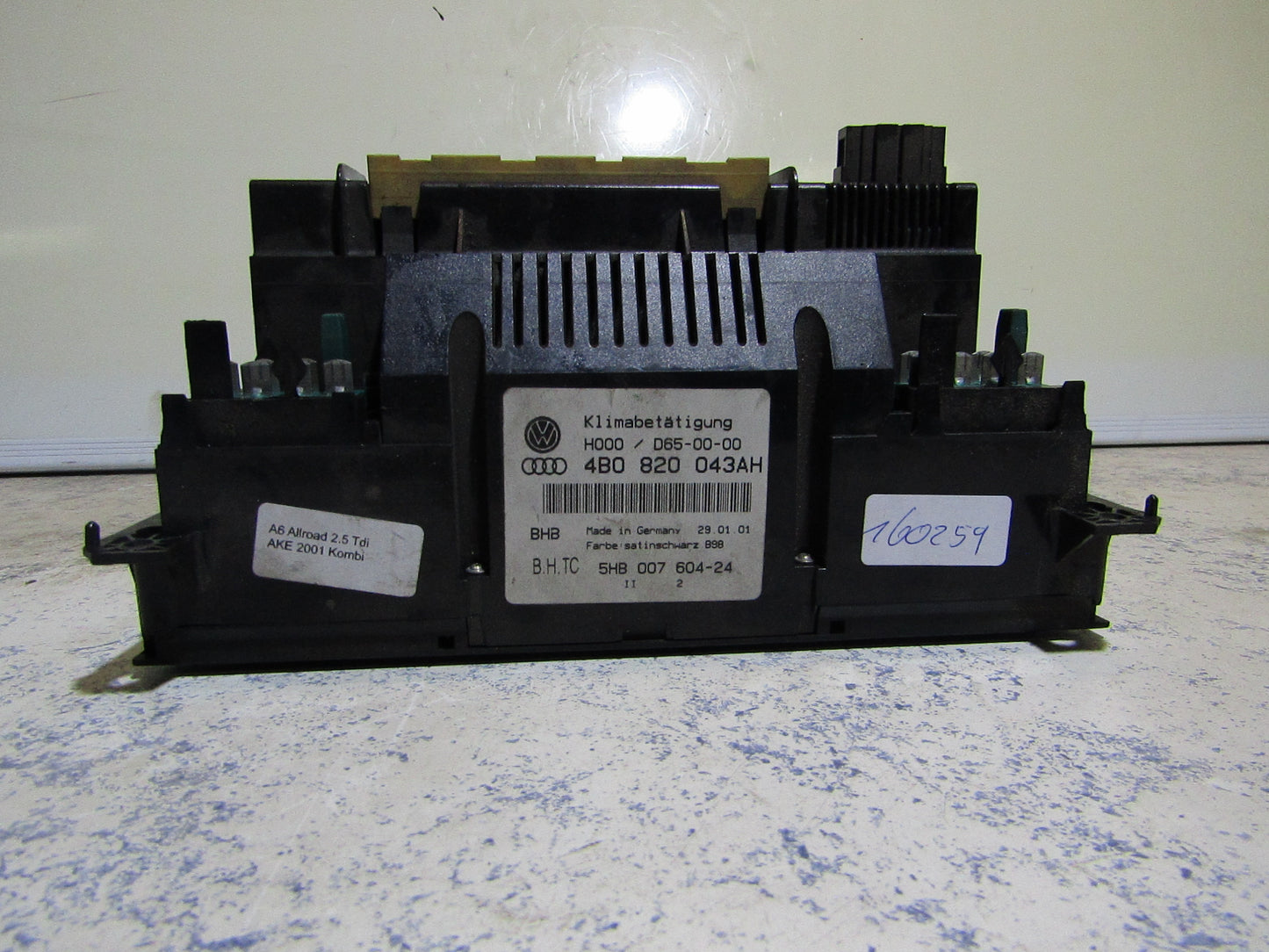 Klimabedienteil Audi A6/S6 4B/C5 Allroad Bj 1997-2005 4B0820043AH