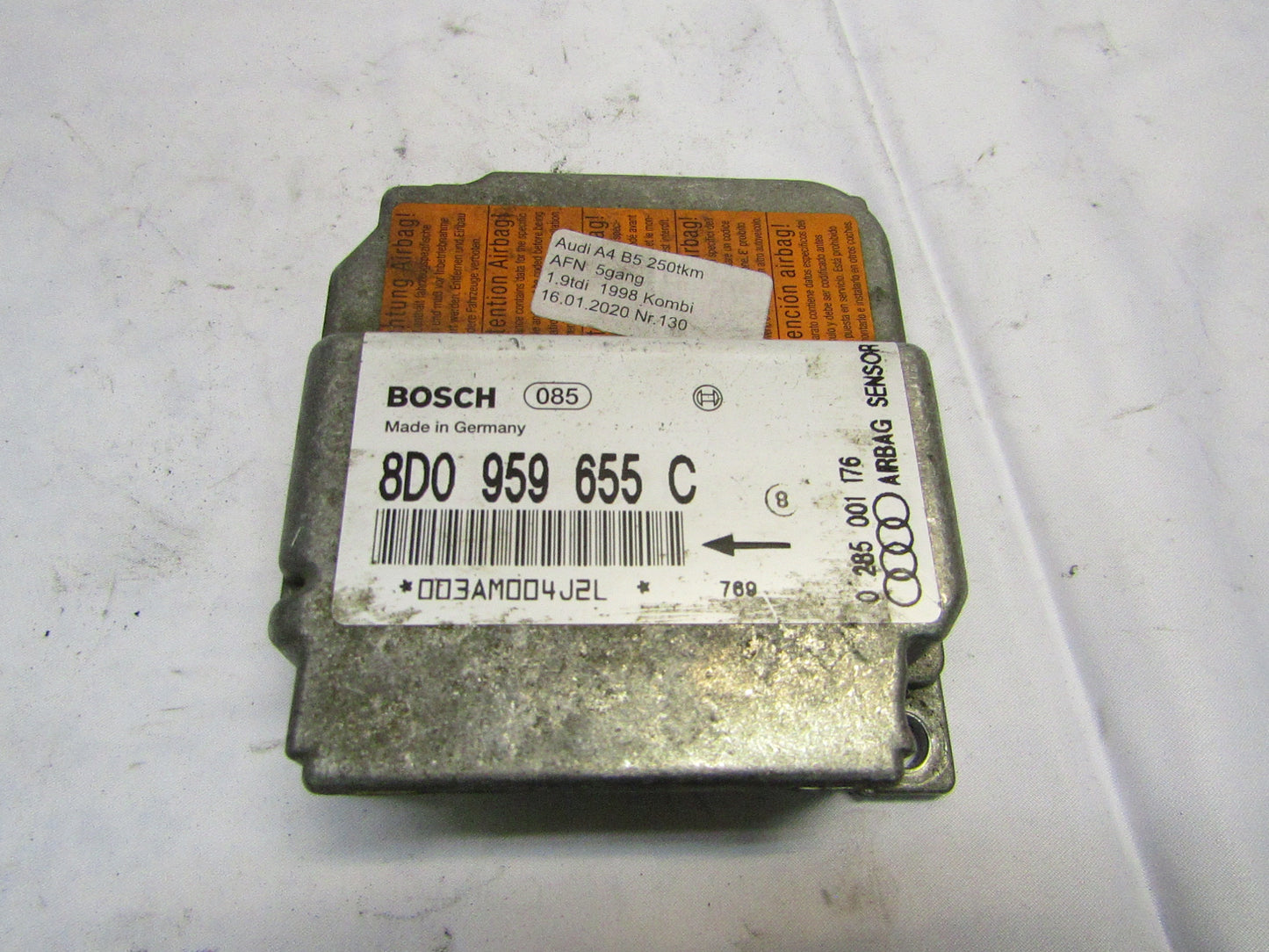 Airbag Steuergerät VW-AUDI 8D0959655C