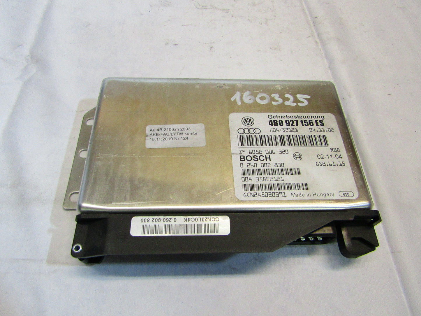 Getriebesteuergerät Automatikgetriebe Audi A6 4B Bj.1997-2005 4B0927156ES