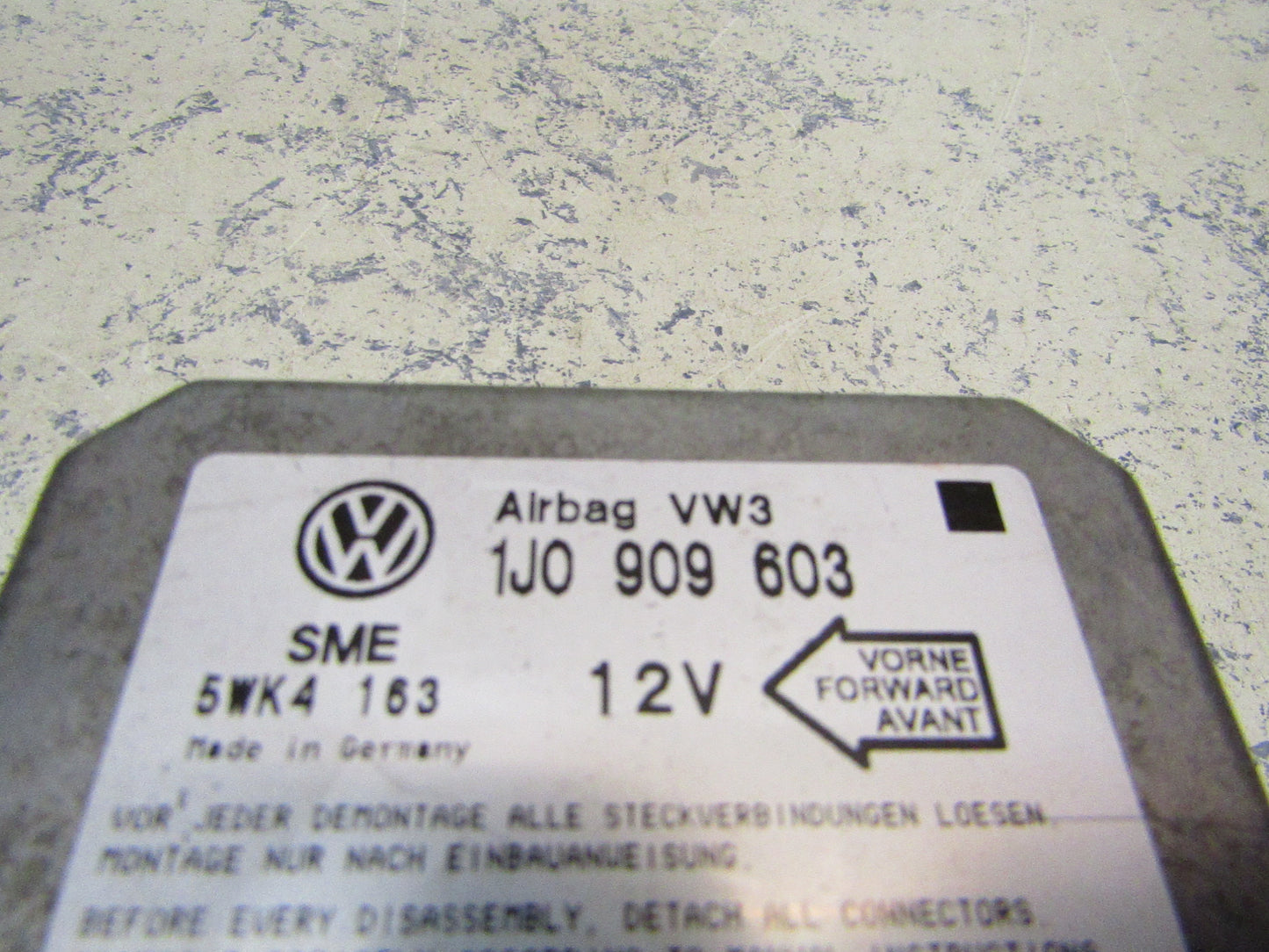 Airbag Steuergerät 1J0909603