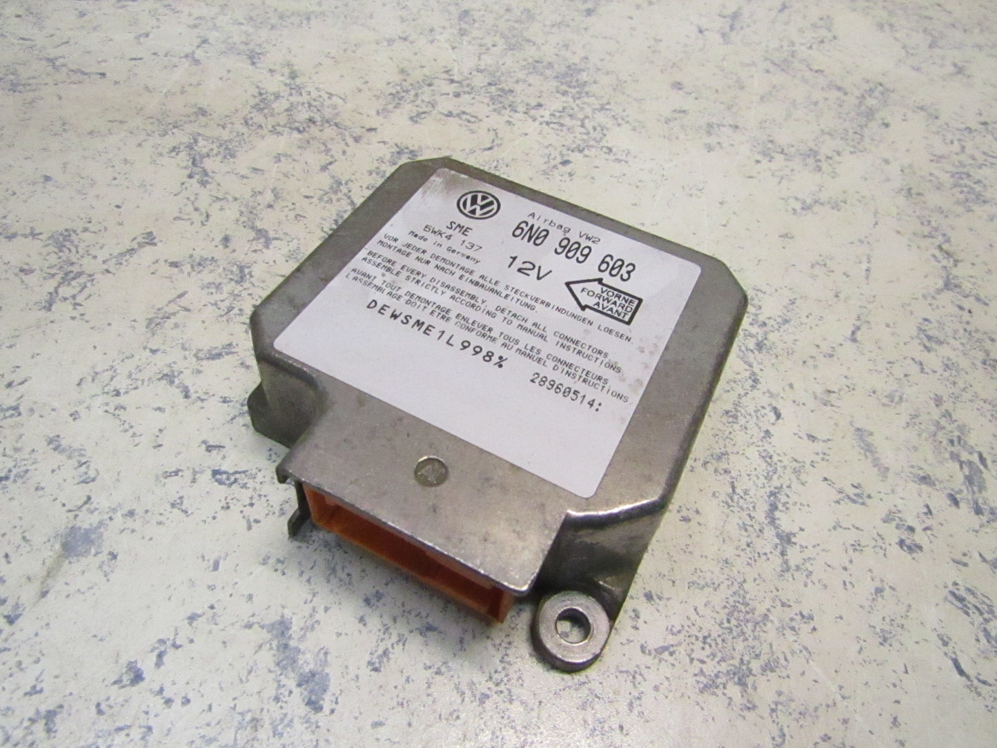 Airbag Steuergerät 6N0909603