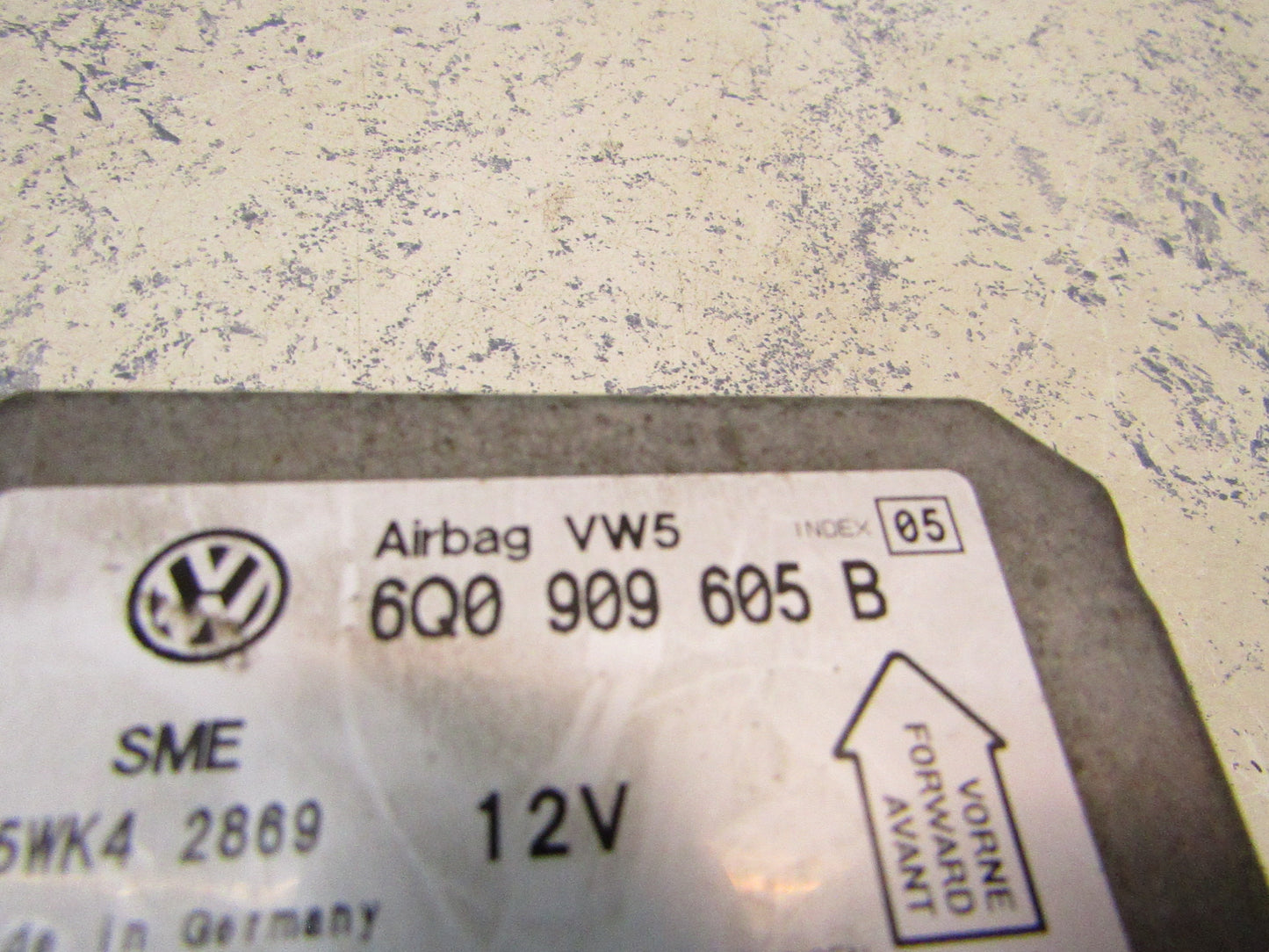 Airbag Steuergerät 6Q0909605B