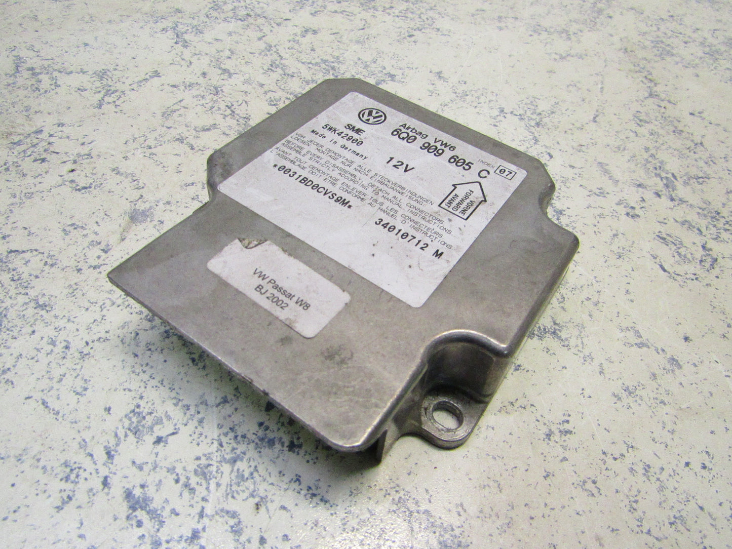 Airbag Steuergerät 6Q0909605C