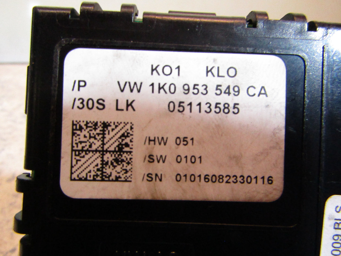 Lenksäulensteuergerät 1K0953549CA