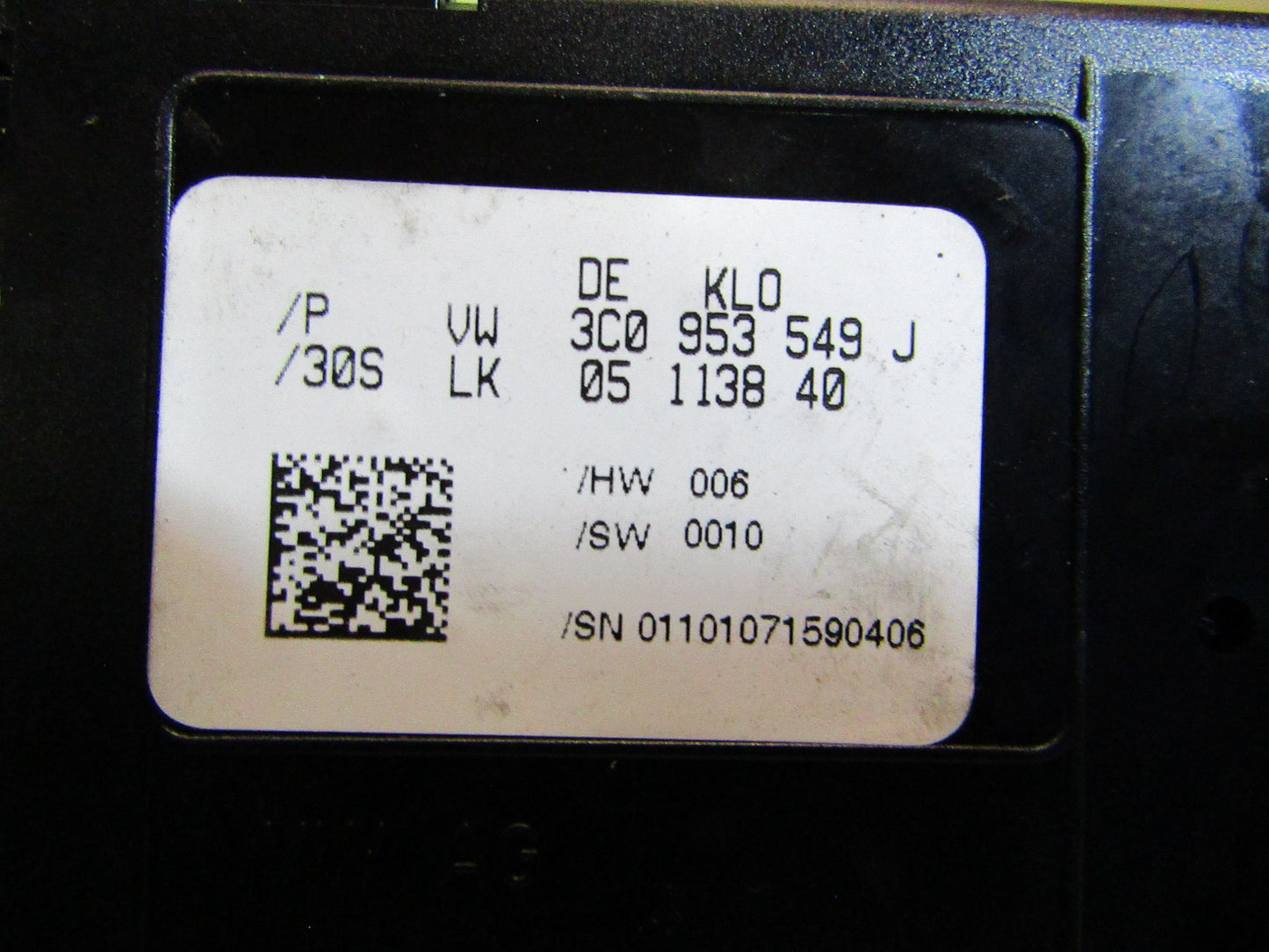 Lenksäulensteuergerät 3C0953549J