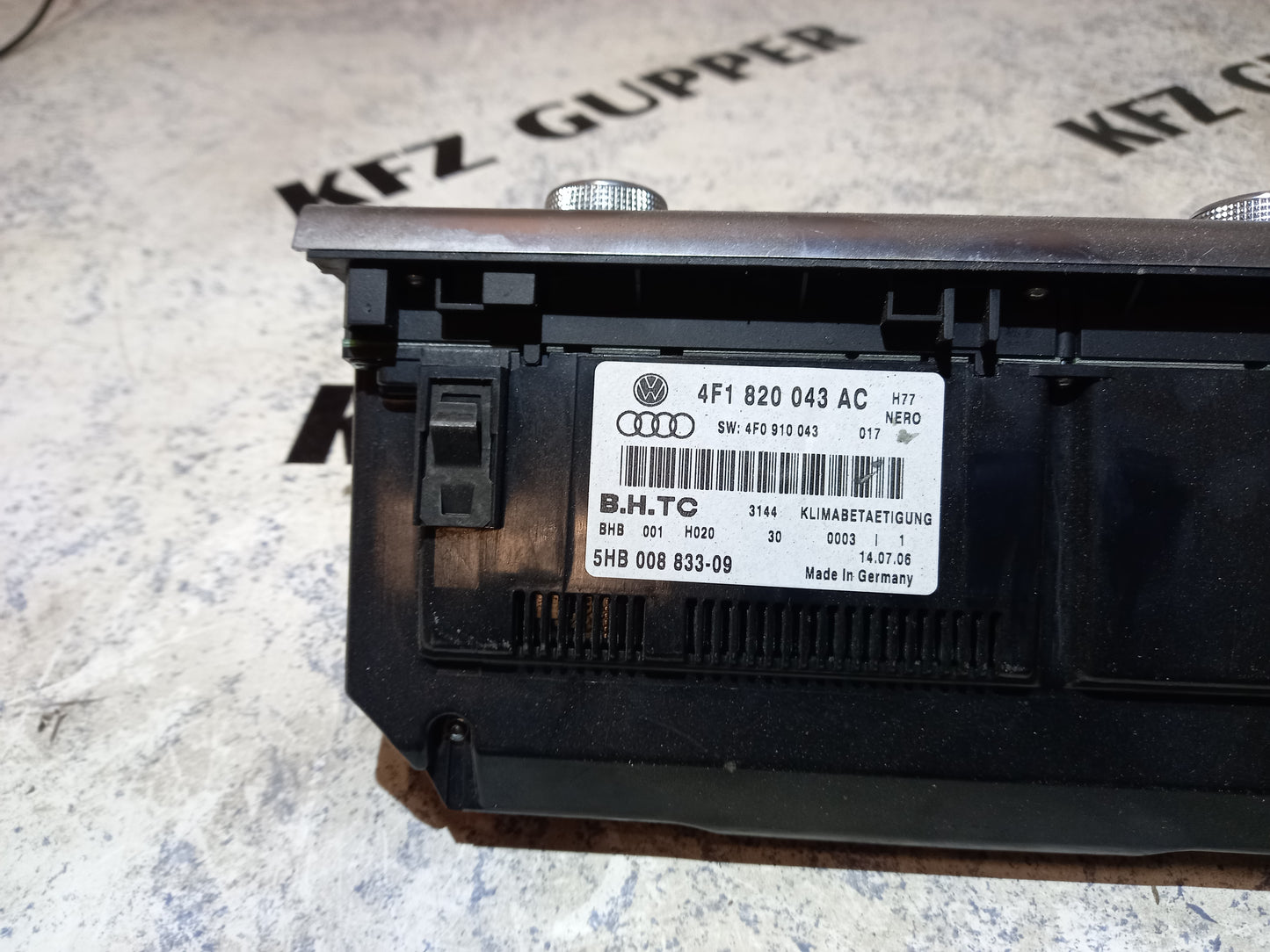 Klimabedienteil Audi A6 4F BJ 2004-2011 4F1820043AC
