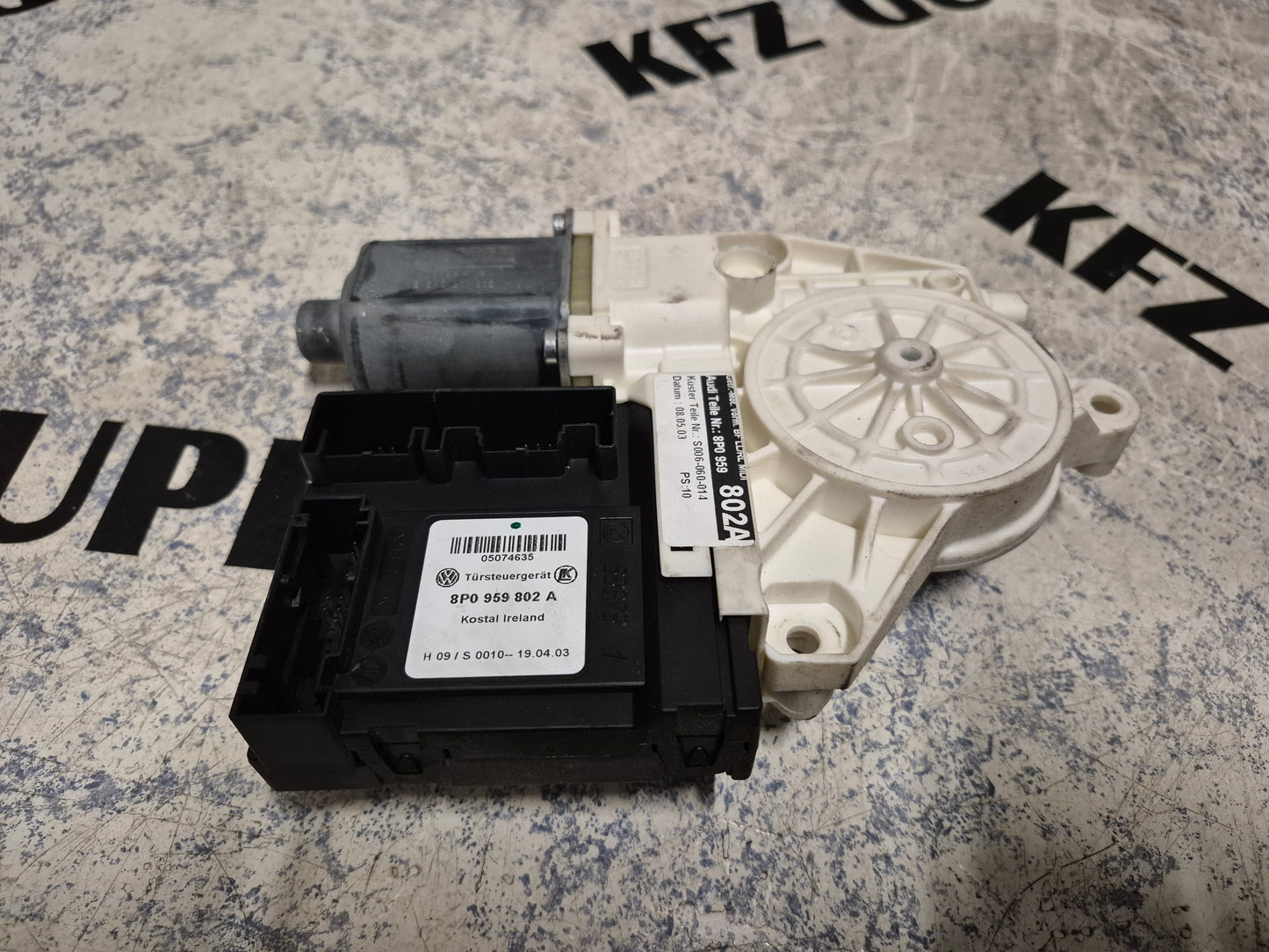 Fensterhebermotor Rechts Vorne Audi A3 8P 8P0959802A